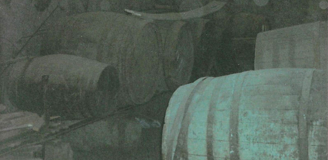 They used to make wine here, here is where they stored the old barrels.