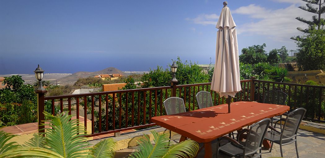 vista desde el balcon, Casa Hibiscus, Casa Rural La Bodega, Tenerife