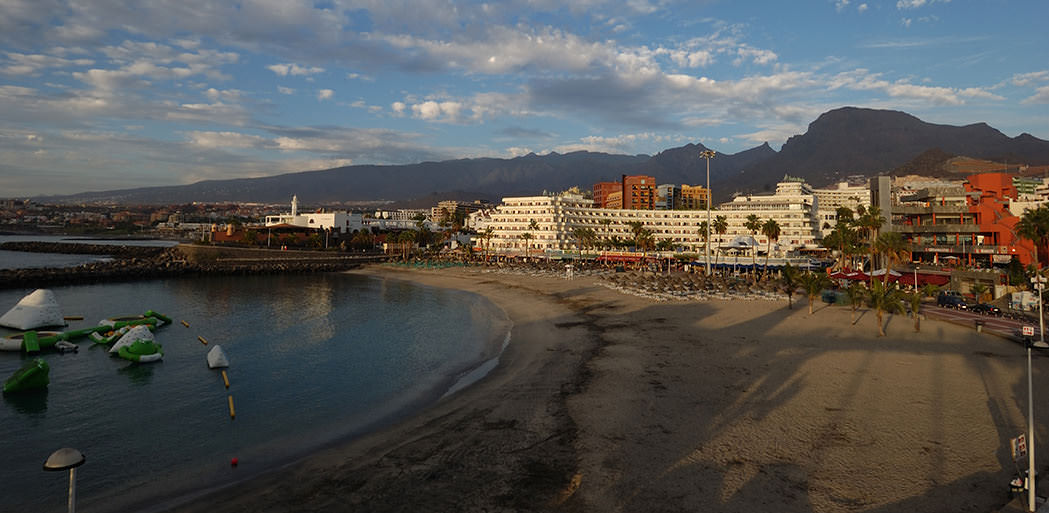 playa de Torviscas, Tenerife plage.